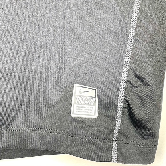 Nike Pro Combat Dri-Fit Black Long Sleeve Base Layer Youth Size XL - Picture 3 of 8